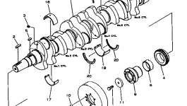 Упорный подшипник 6127-28-8070 Komatsu