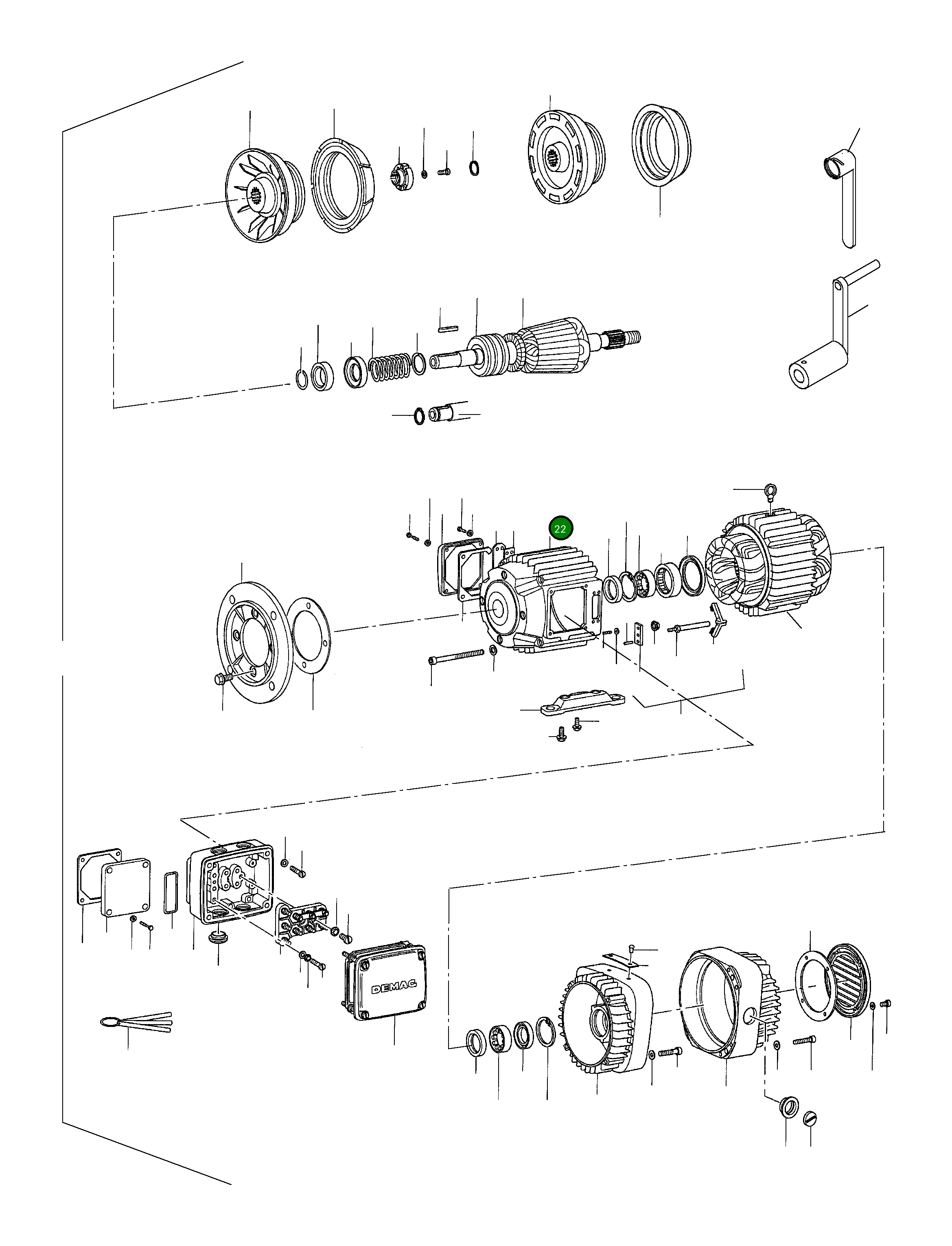 Опорная пластина подшипника в сборе 769 066 73 Komatsu