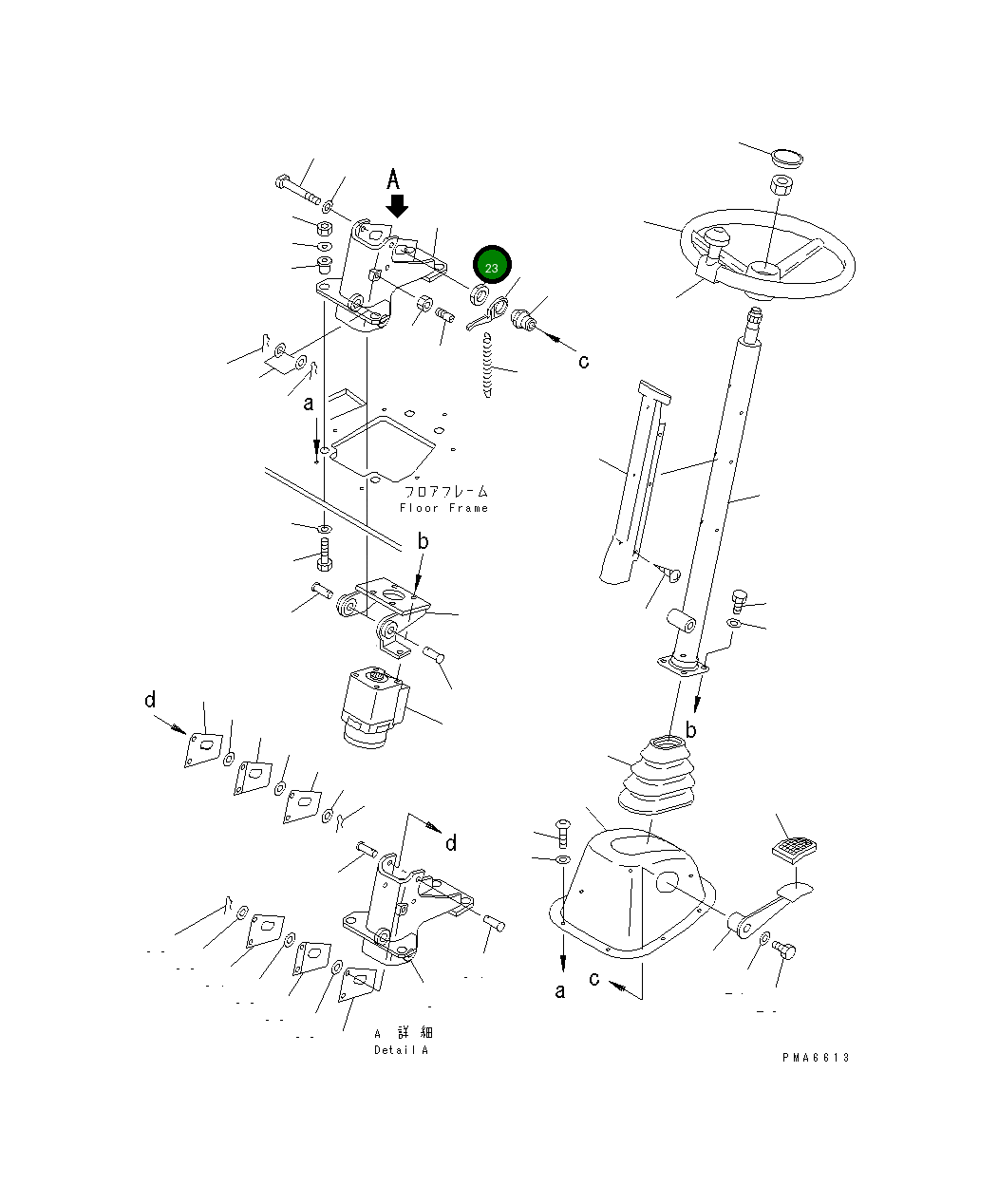 Гайка 20E-40-K1390 Komatsu