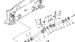 Шаровой штифт (приварной) 17M-71-21281 Komatsu