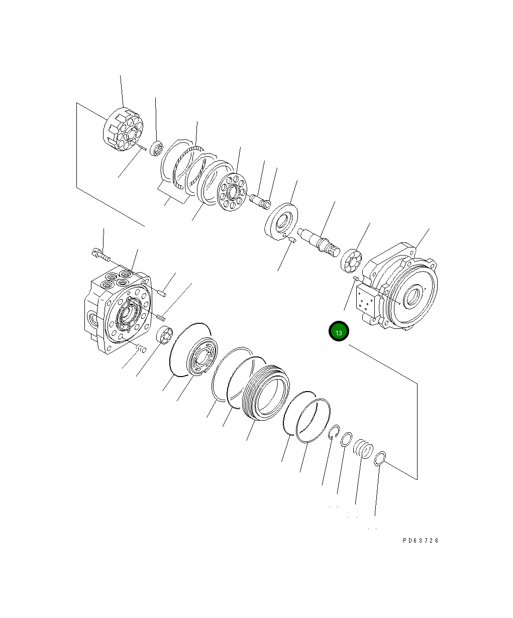Фильтр FUFZS9480-1-06 Komatsu