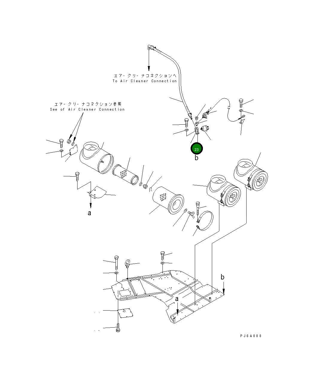 Шарнир 6166-11-8612 Komatsu