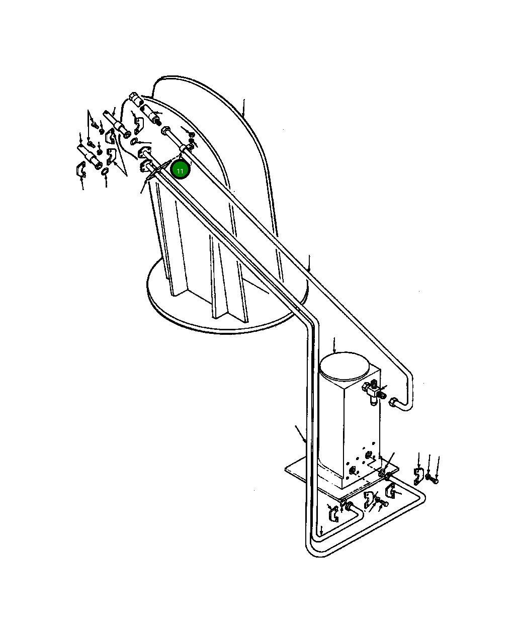 Хомут 11 760 Komatsu