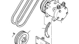 Приводной ремень EF 3 659 Komatsu