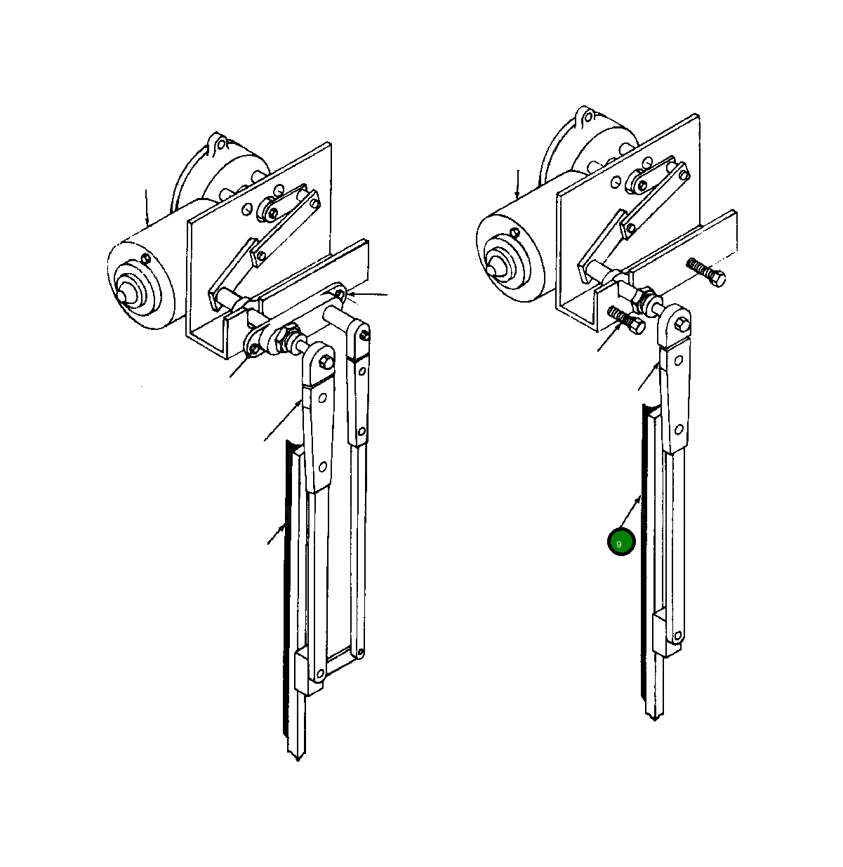 Щётка стеклоочистителя 129 576 Komatsu