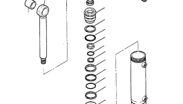 Стопорная гайка - 1-1/8NF 25 721 R1 Komatsu