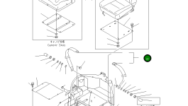 Ремень в сборе YM172732-64210 Komatsu
