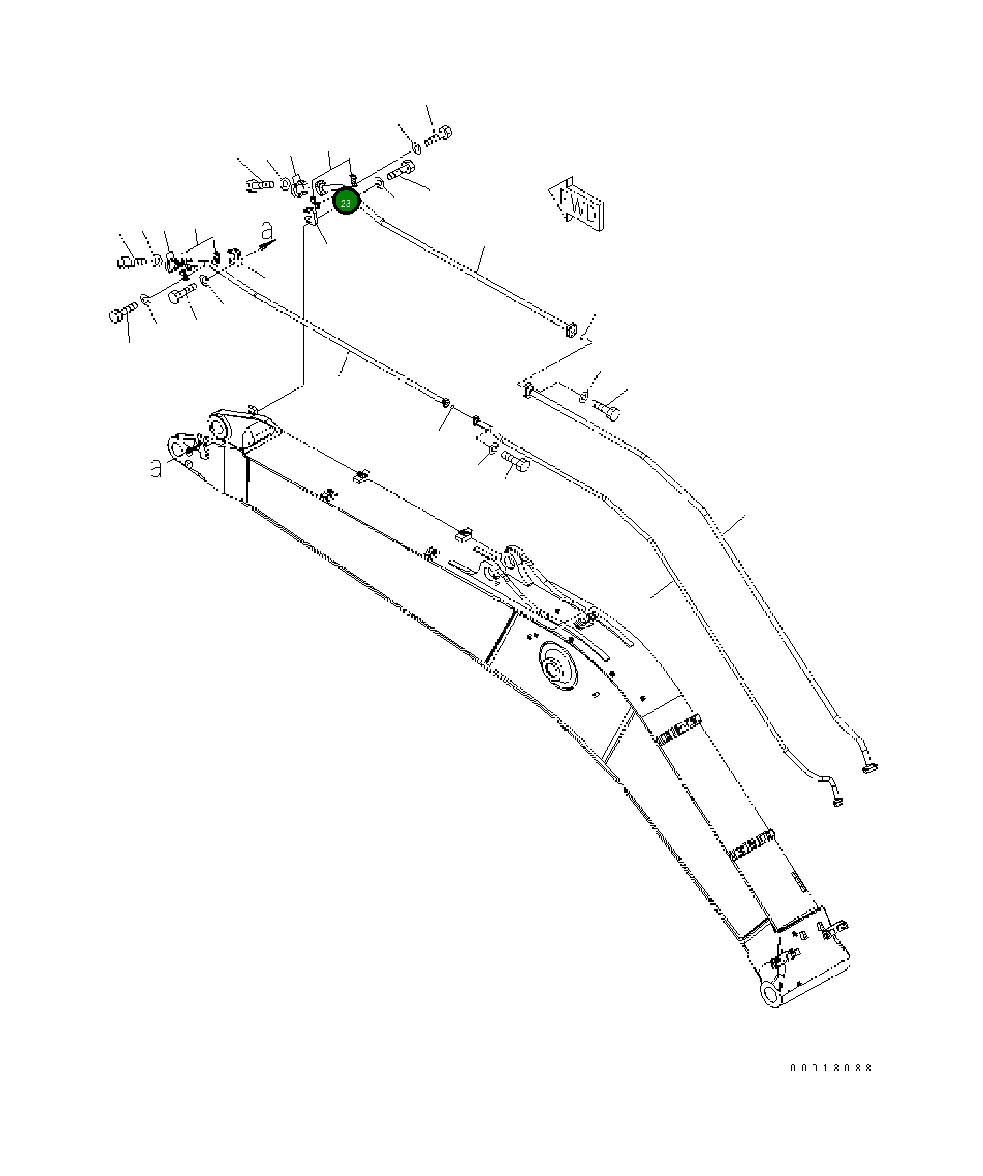 Хомут 208-970-7210 Komatsu