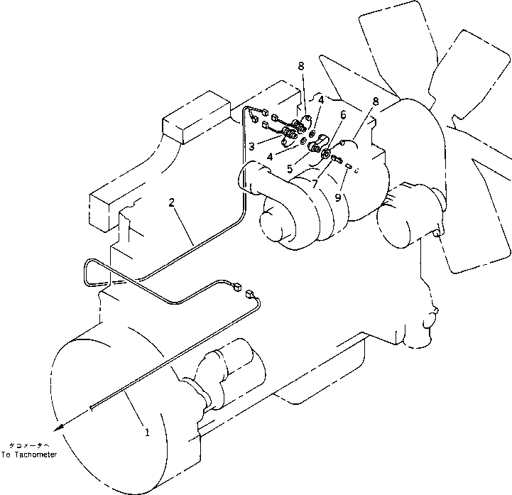 Провод 232-806-7140 Komatsu