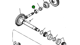 Шариковый подшипник 495 596 R91 Komatsu