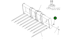 Гайка 361-886-2230 Komatsu