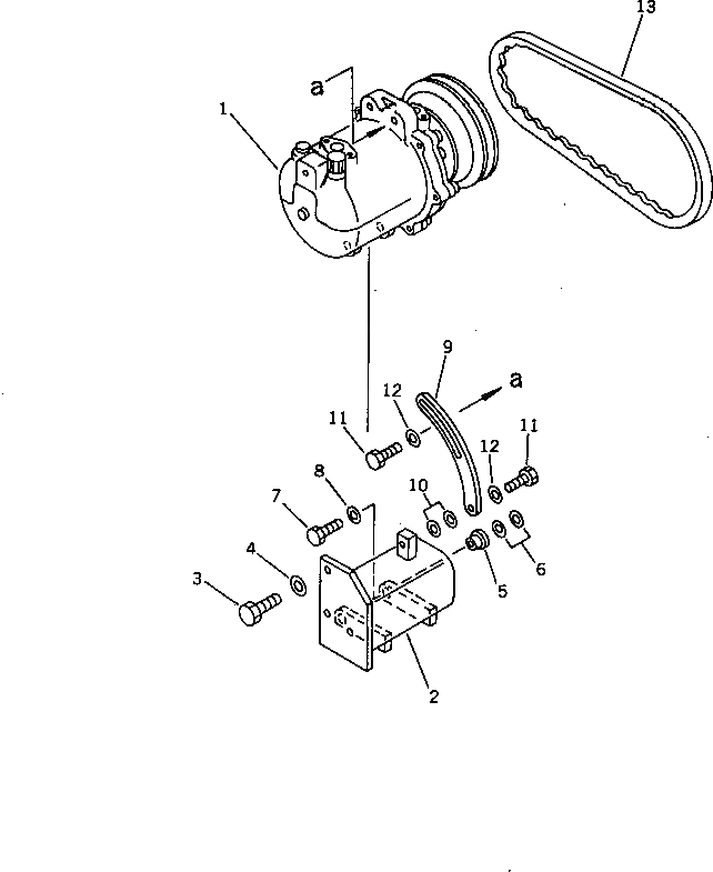 Кронштейн 419-07-11960 Komatsu