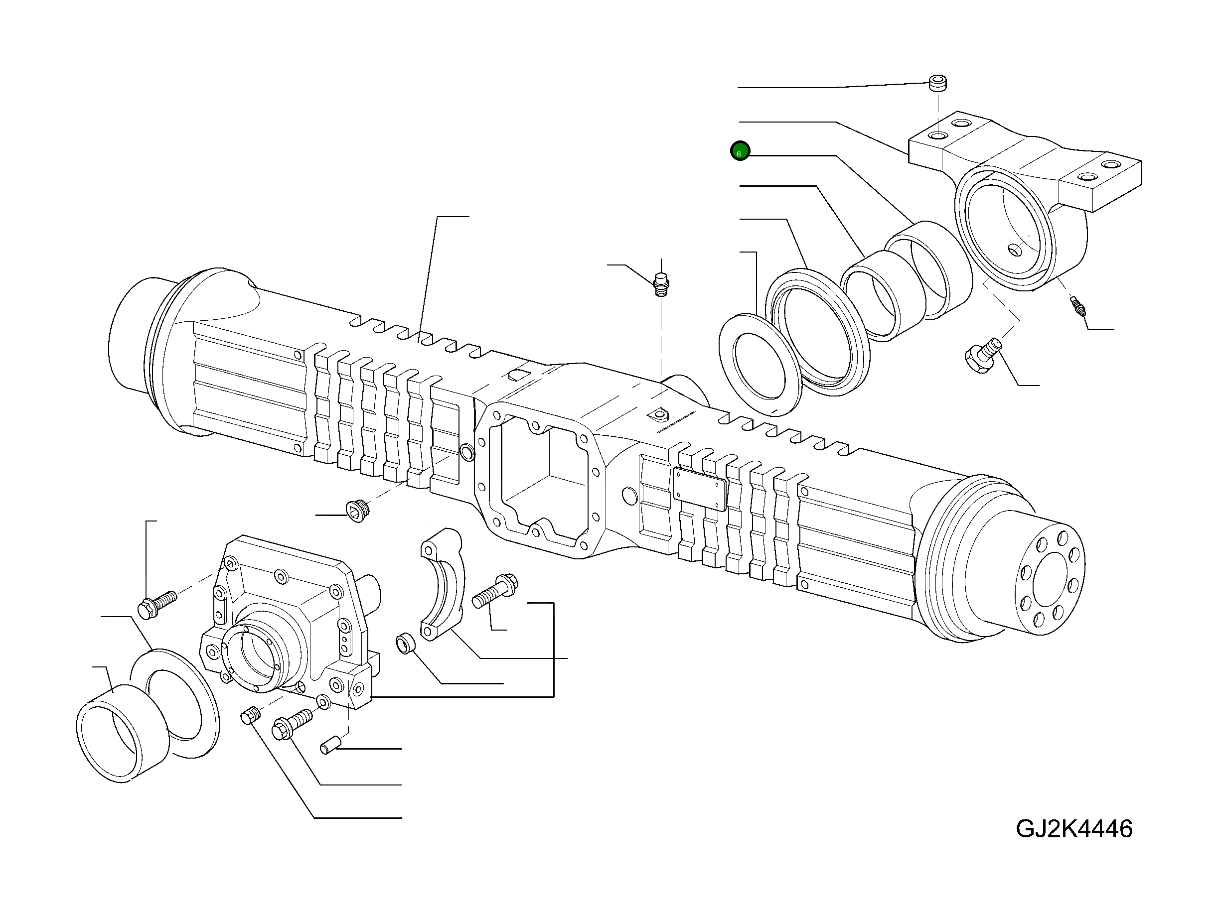 Втулка 42T-23-H0P24 Komatsu