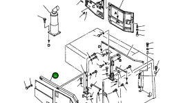 Левая штанга 425-54-13711 Komatsu