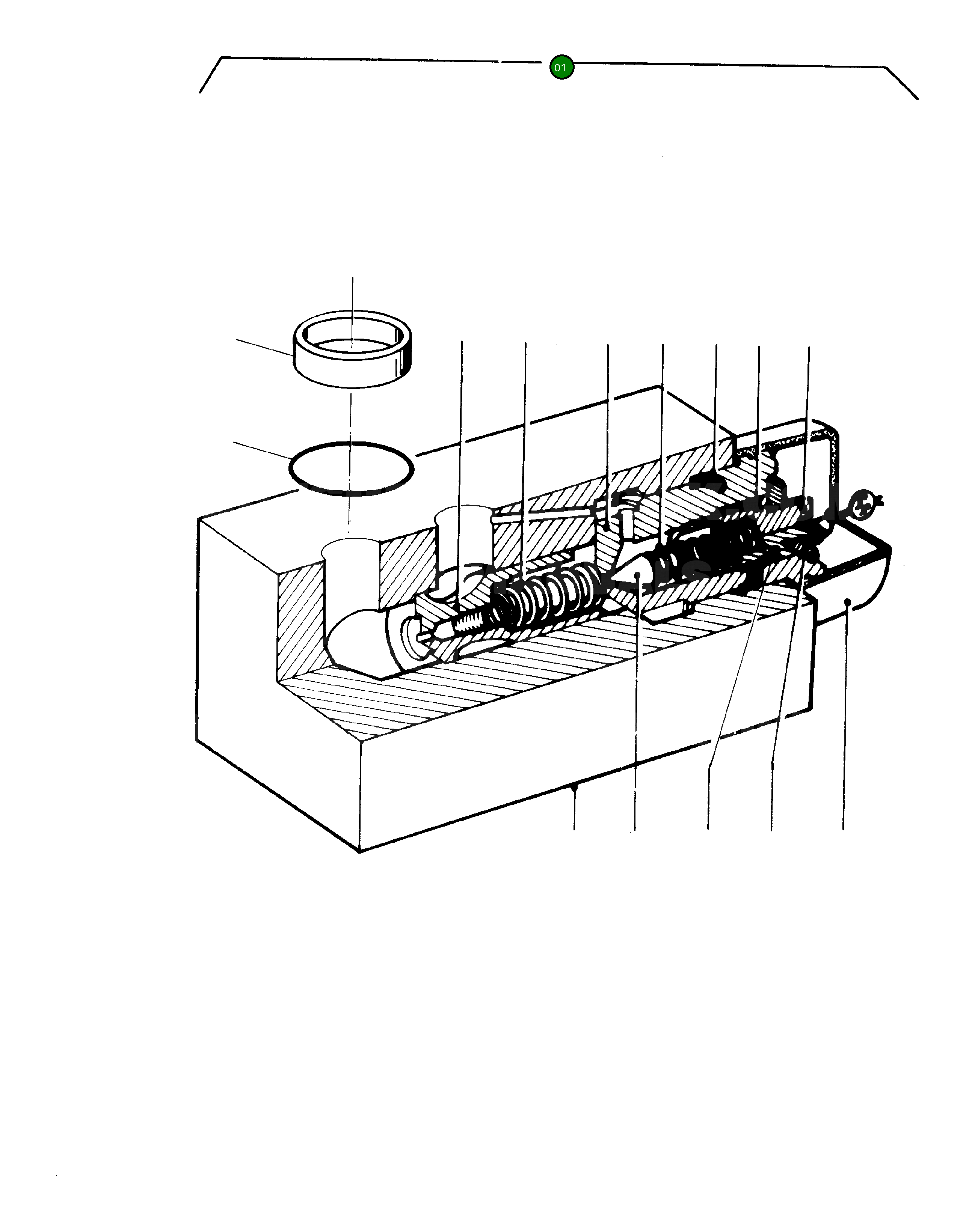 Клапан сброса давления без регулировки давления NG 22 269 685 40 Komatsu
