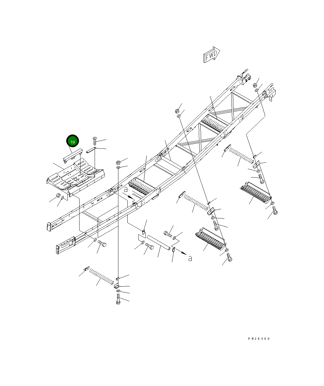 Штанга 8255-75-2210 Komatsu