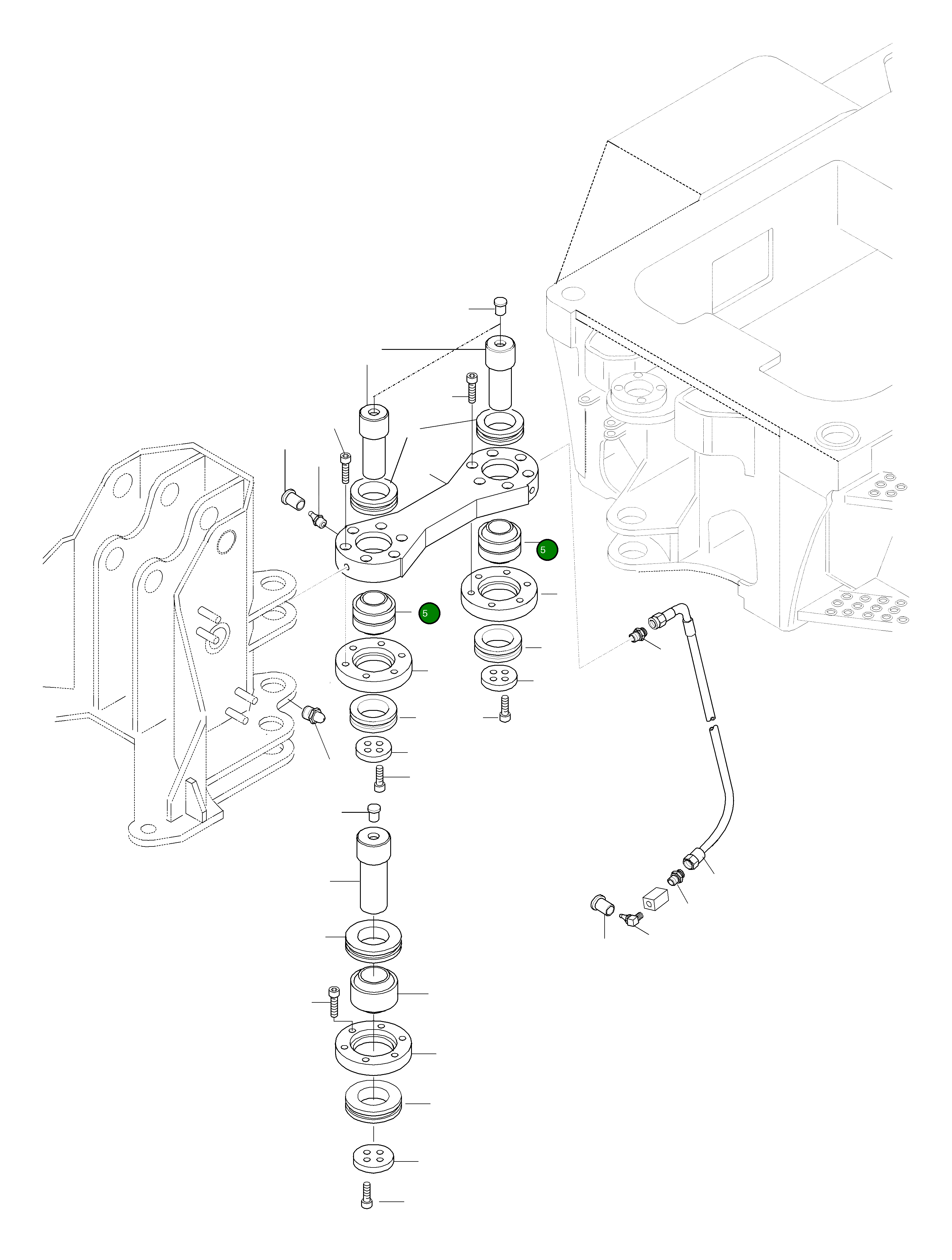 Шаровой шарнир 42T-09-H0300 Komatsu