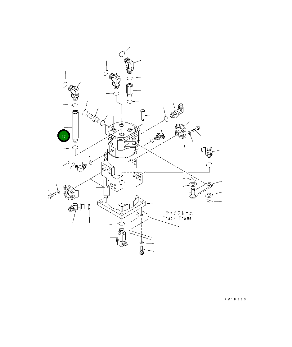 Шарнир 22U-62-22520 Komatsu
