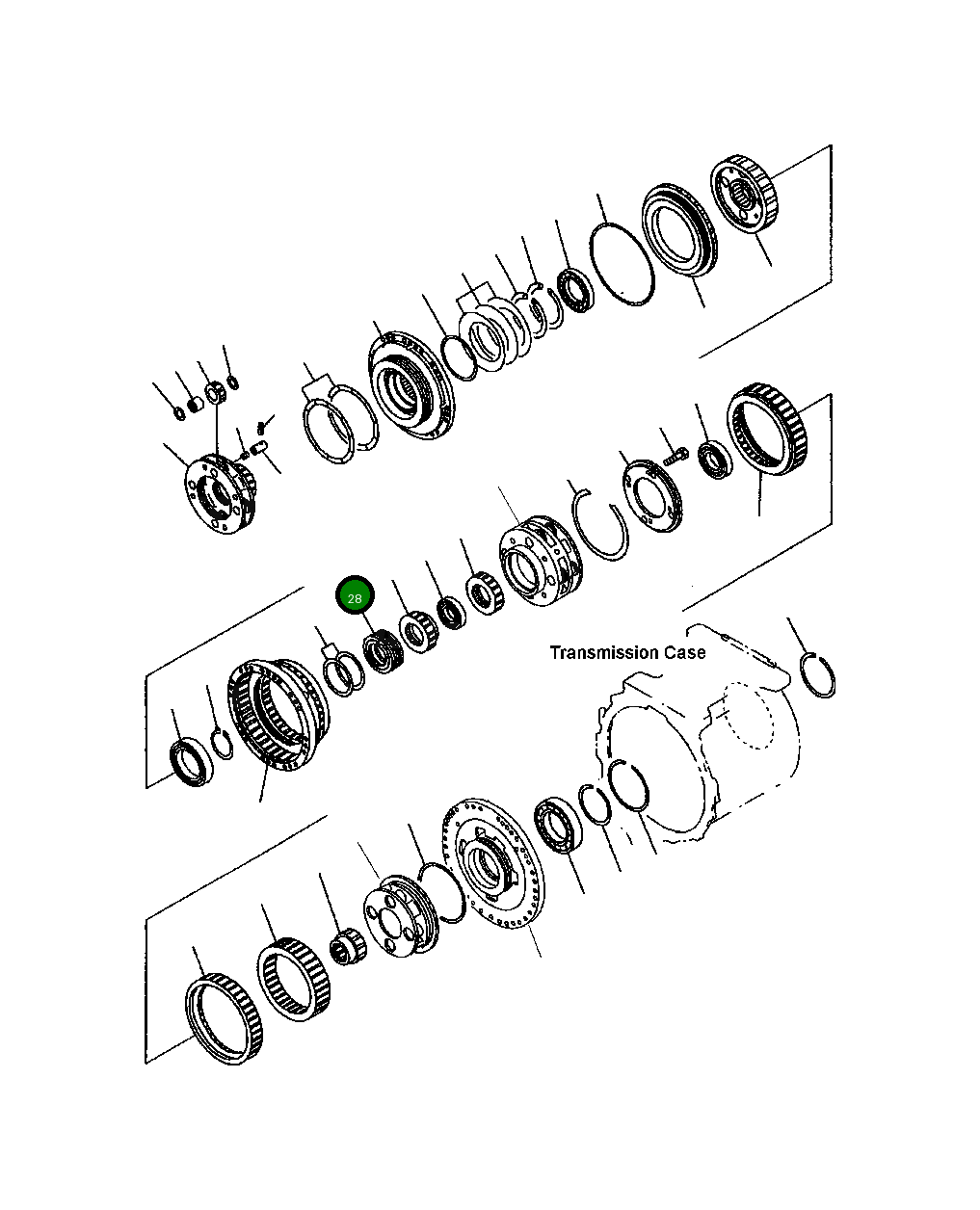 Втулка 428-15-12850 Komatsu