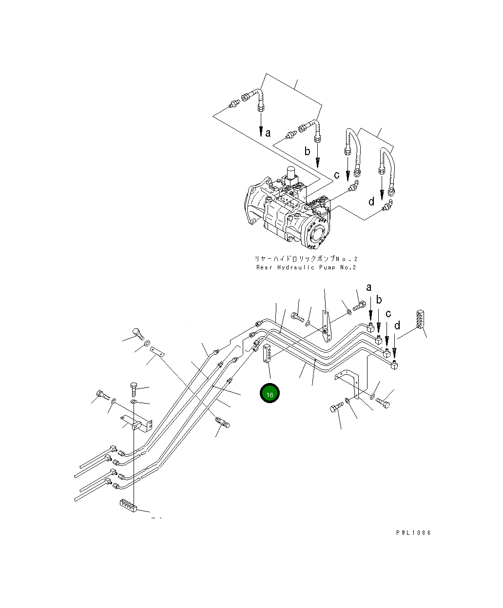 Хомут 21T-62-87250 Komatsu