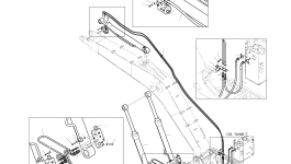 Шланг PF3/8-1850L DS2093086 Komatsu
