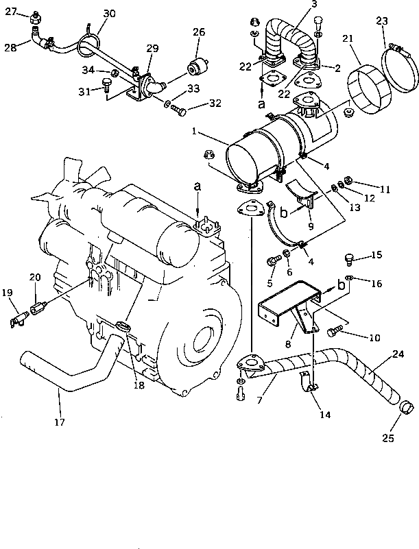 Хомут V000-060000 Komatsu