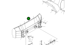 Отвал 17A-73-11110 Komatsu