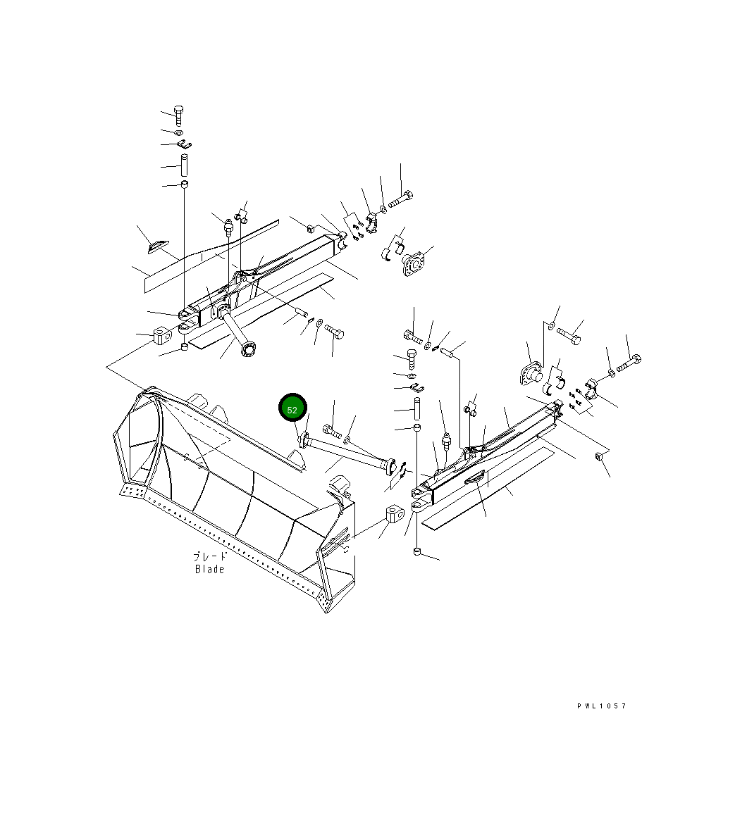 Шарик (приварной) 198-71-31271 Komatsu