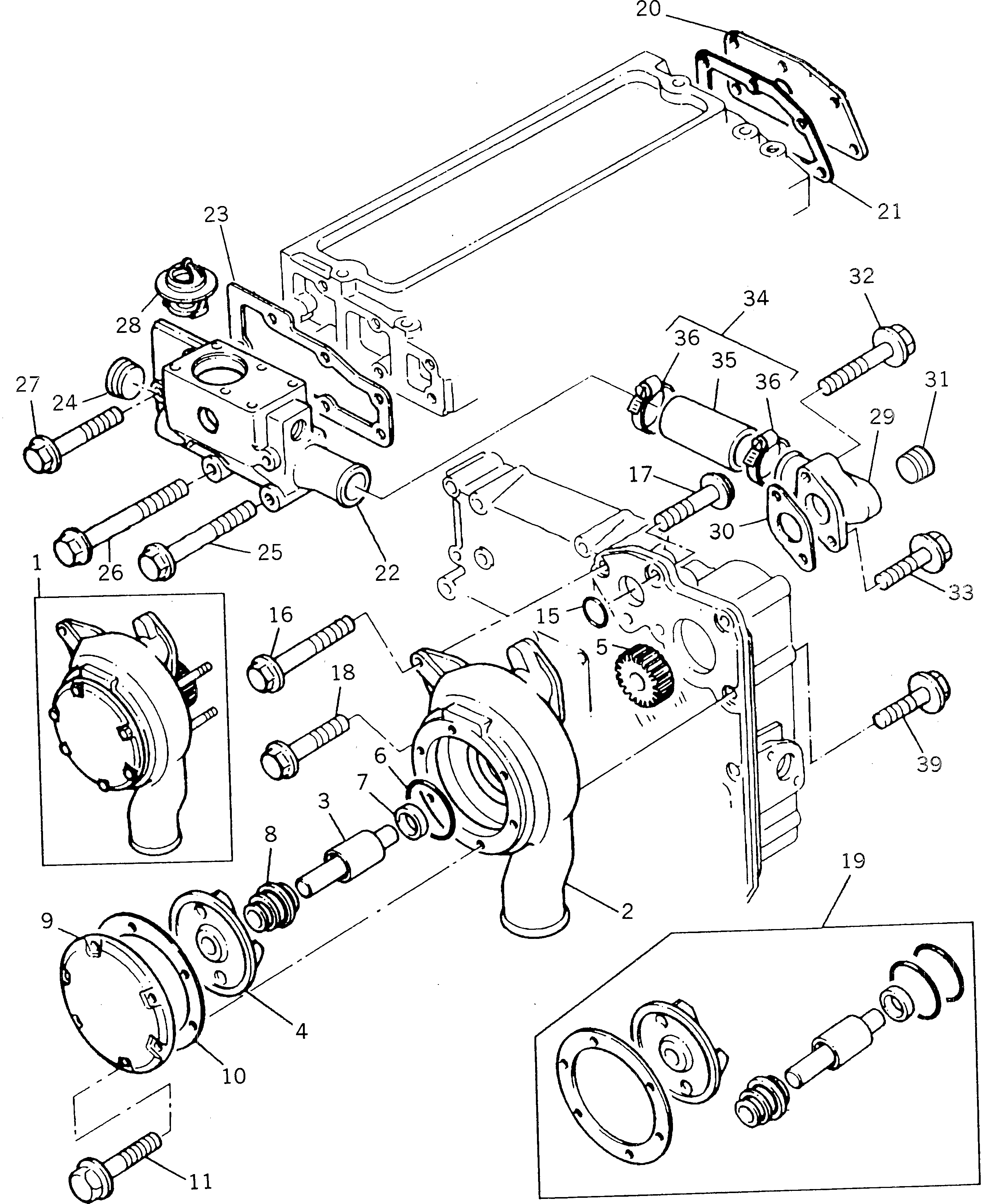 Ремкомплект PKU7LW0071 Komatsu