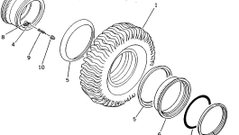 Шина 569-30-12611 Komatsu