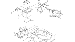 Кабель аккумулятора 22L-06-21133 Komatsu