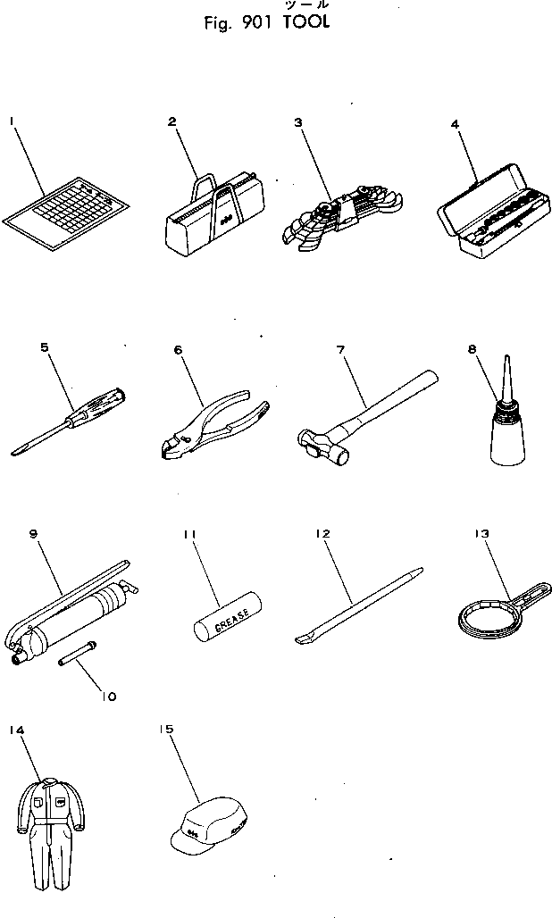 Штанга 09055-00529 Komatsu