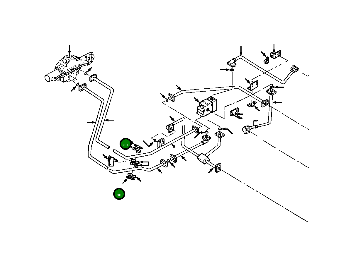 Штанга хомута трубки 618 772 C1 Komatsu