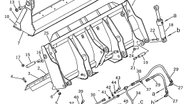 Отвал (для спецификации TBG/ABE) 416-823-1610 Komatsu