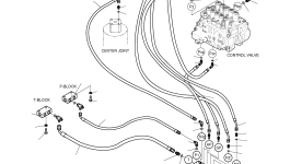 Шланг PF1/4-1540L 2184-1060D109 Komatsu