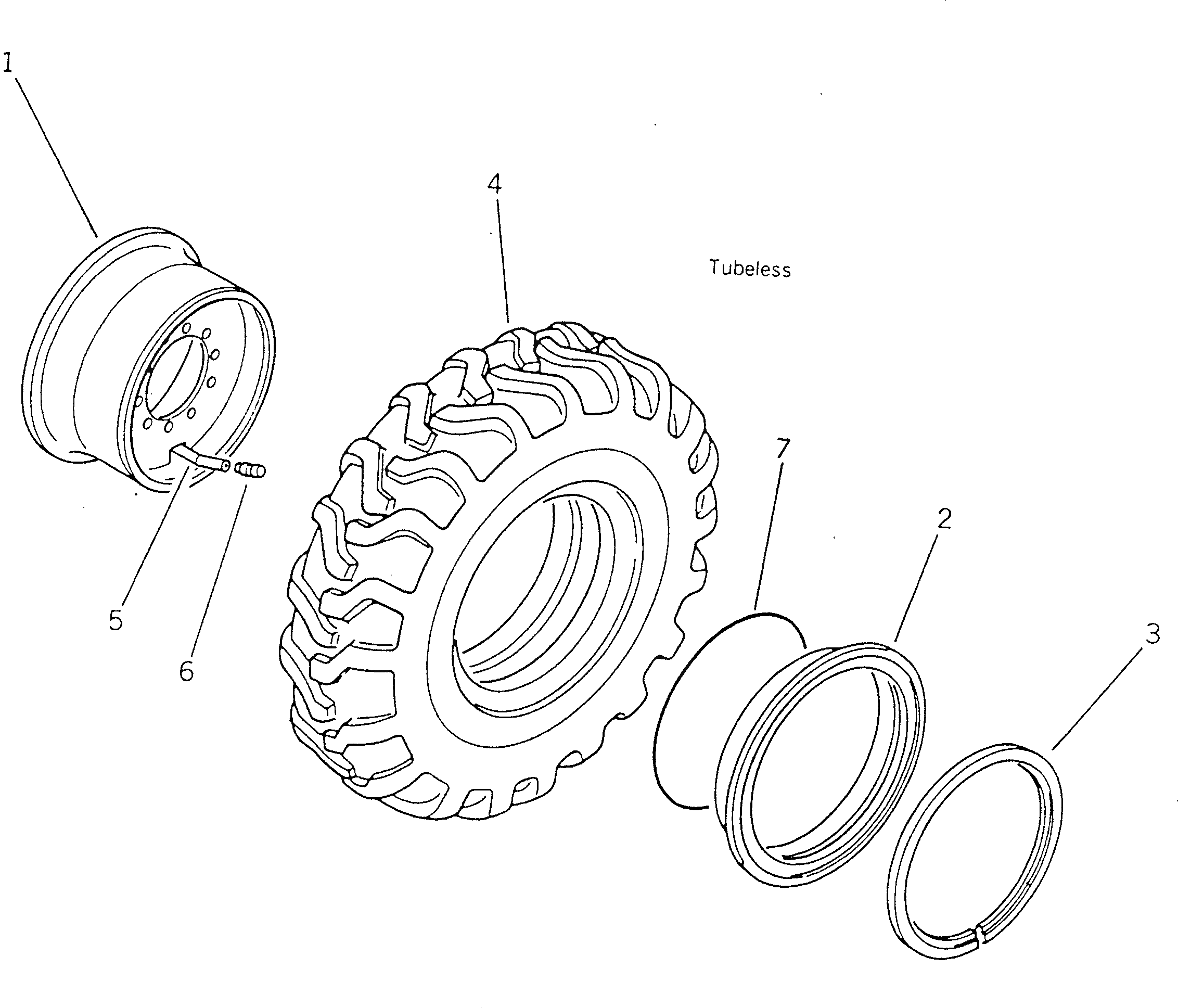 Шина 234-30-54310 Komatsu