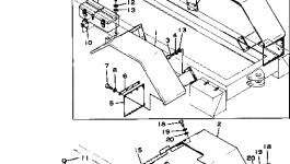 Защитный кожух 236-54-27130 Komatsu