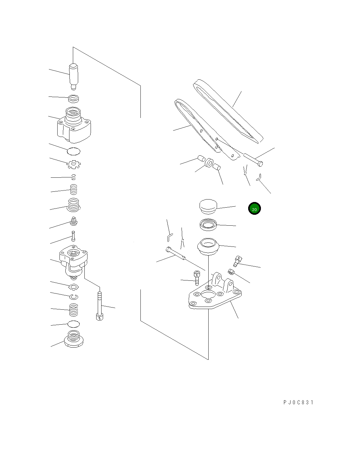 Сиденье 421-43-38650 Komatsu