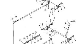 Рычаг, F-R 266-30-46400 Komatsu