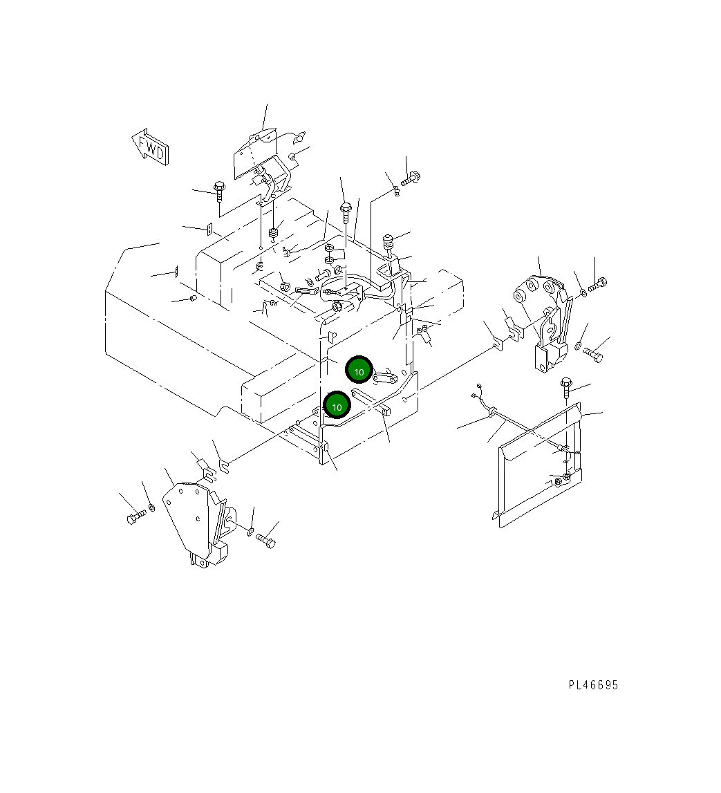 Сиденье 415-855-1451 Komatsu