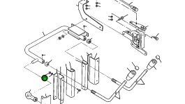 Гайка шестигранная - No.8NC 115 998 Komatsu