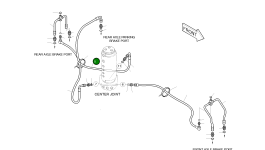 Шланг PF1/4-900L 2184-1061D71 Komatsu