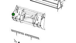 Отвал многоцелевого ковша в сборе 1278 807 H91 Komatsu