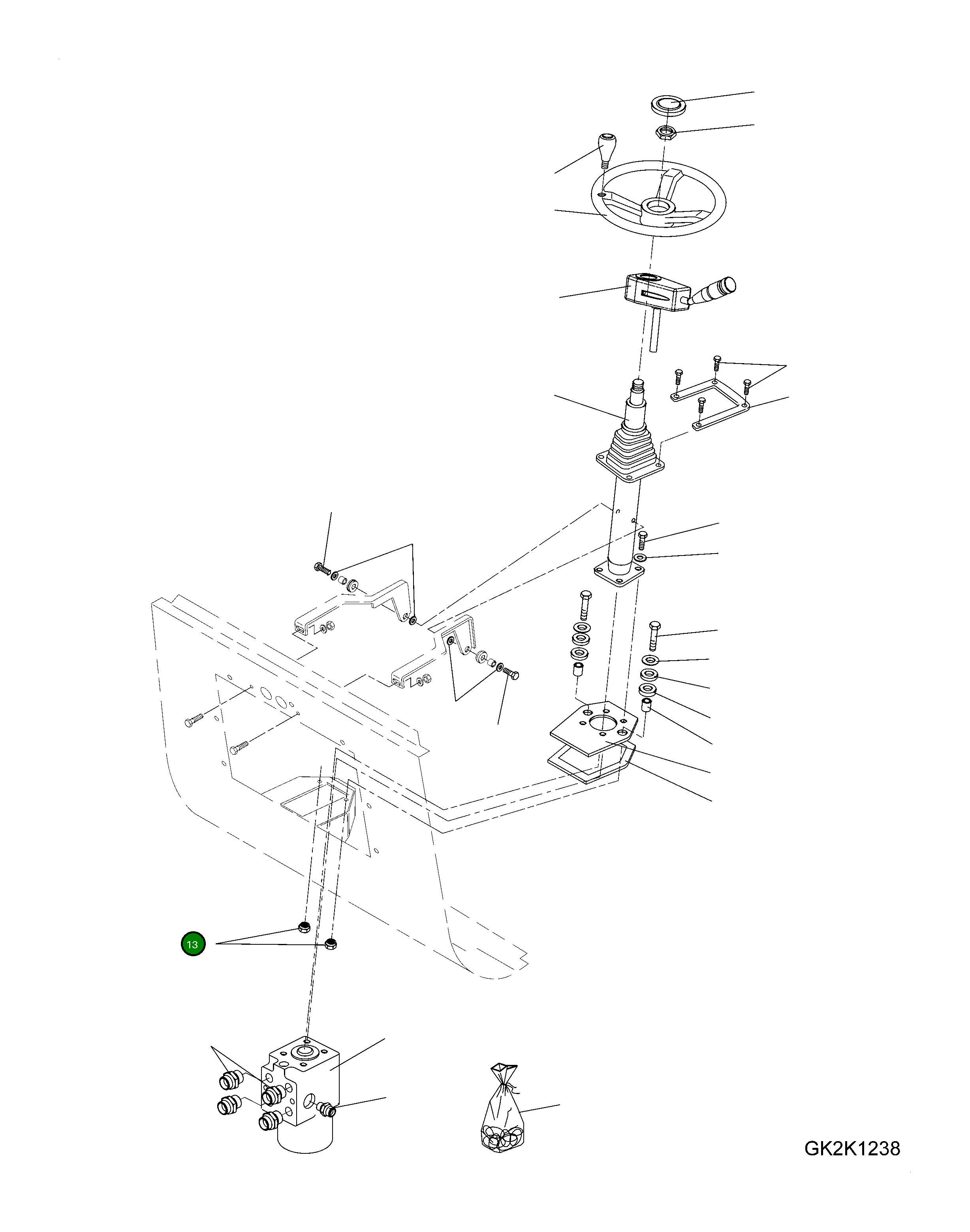 Гайка 42Y-00-H2300 Komatsu