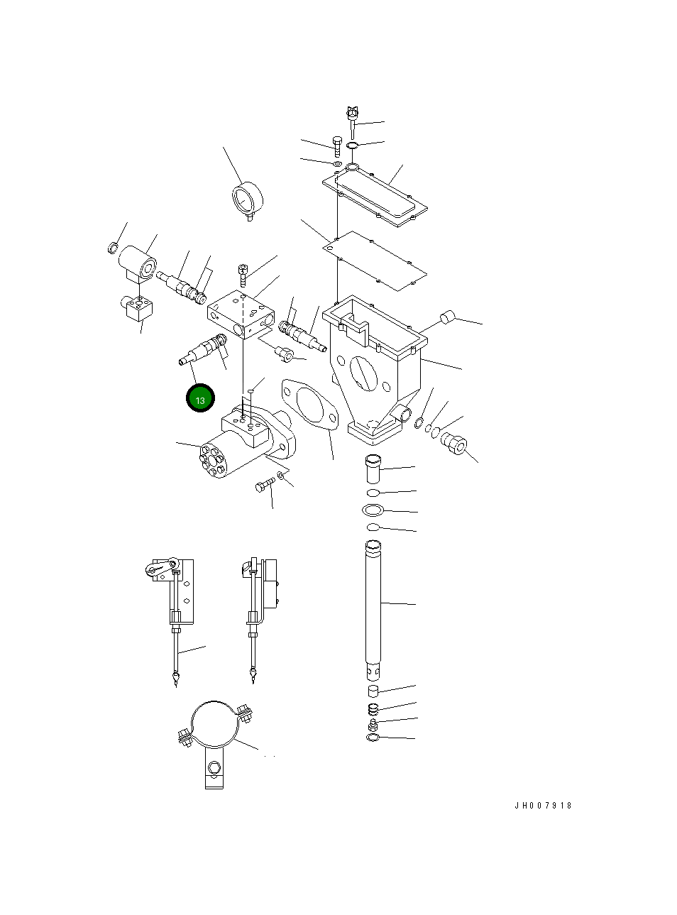 Клапан LI270692 Komatsu