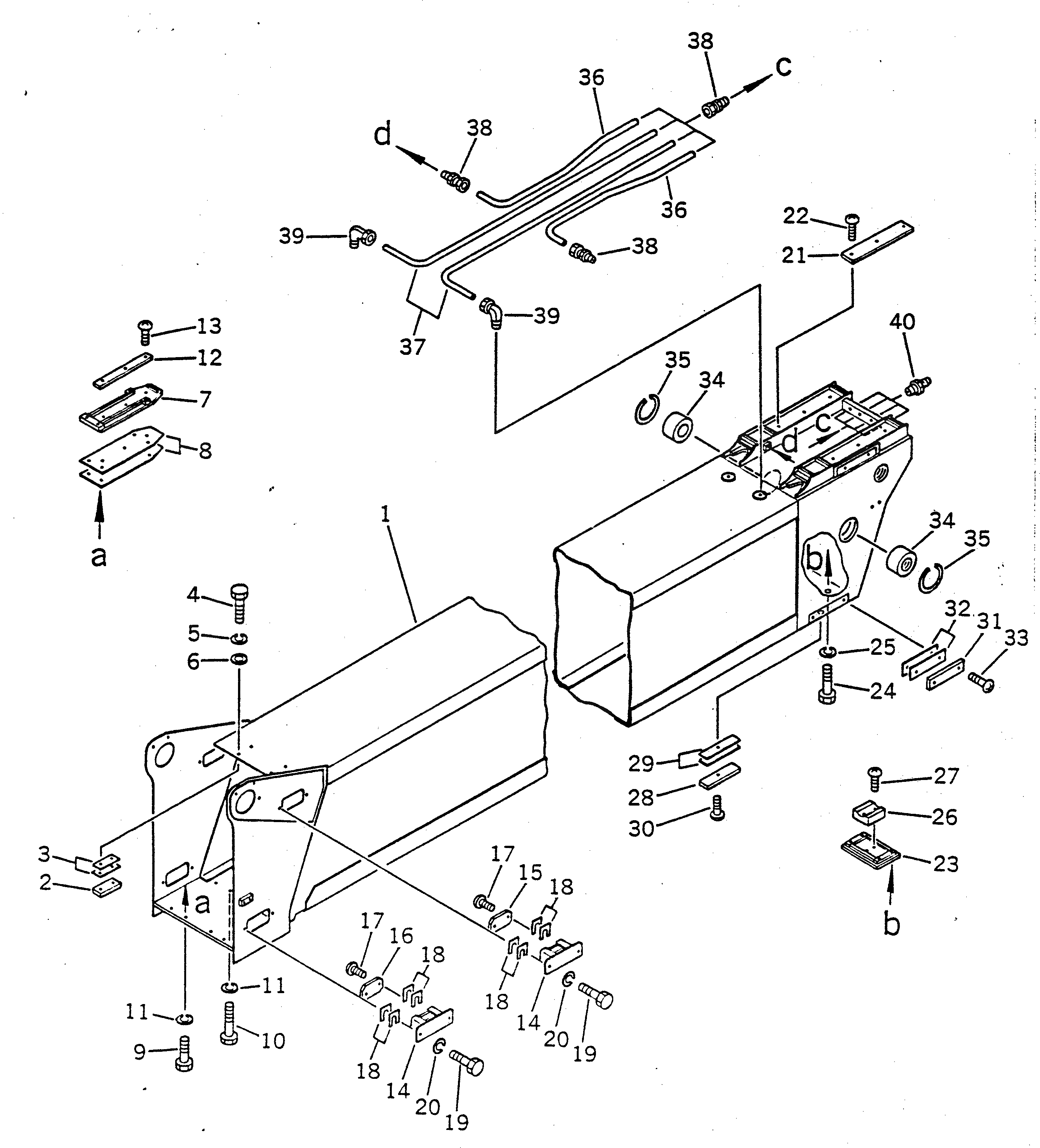 Палец 22X-70-11460 Komatsu