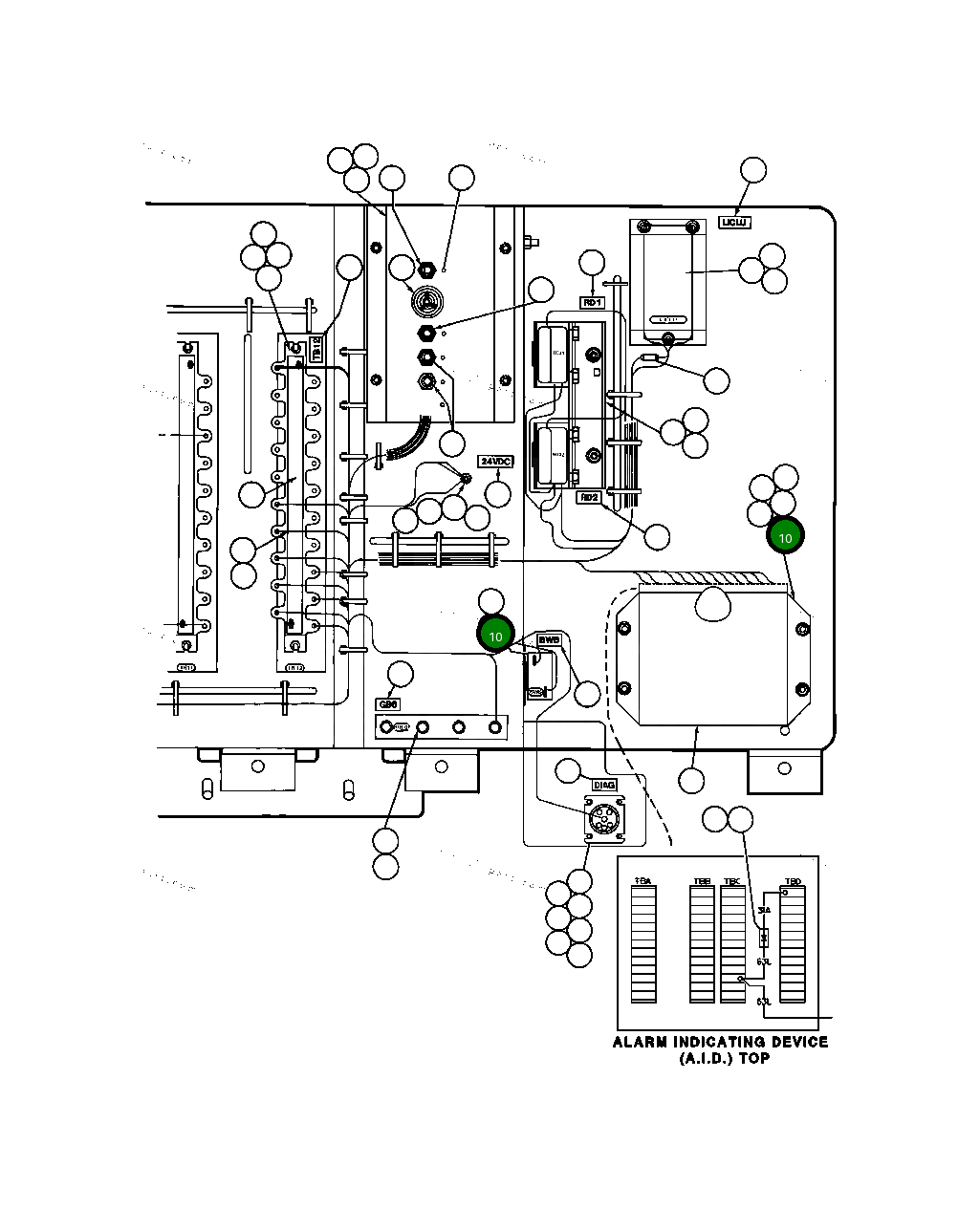 Контргайка - 1/4" - 20NC VN9751 Komatsu