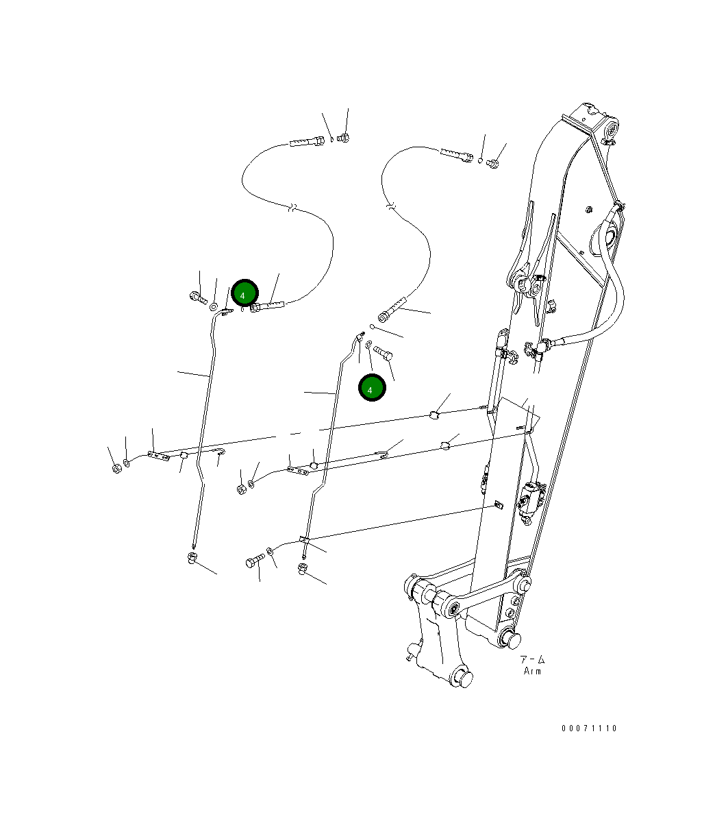 Хомут 207-62-76380 Komatsu