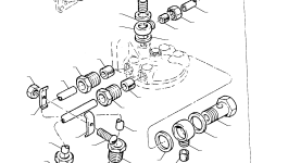 Гайка P33225414 Komatsu