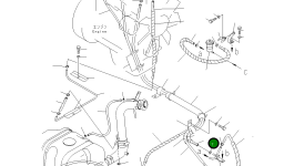 Хомут 07281-00125 Komatsu